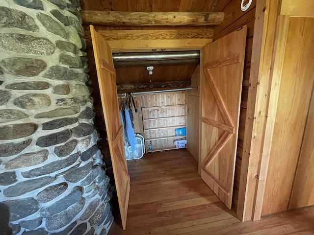 view of storage
