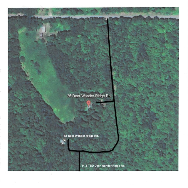 25 Deer Wander Ridge Rd, Anson, ME 04911 - aerial overview of property's location