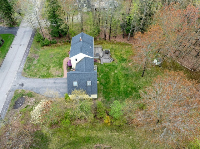 7 Canterbury Pines Dr, Gorham, ME 04038 - view from above of property