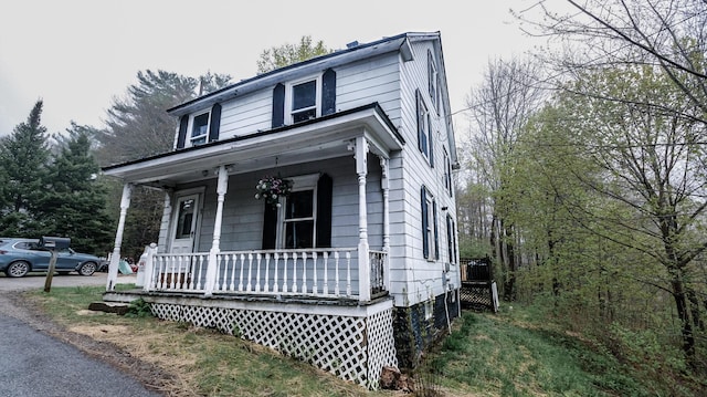 1 Nichols St, Bath, ME 04530 - view of front of property with covered porch