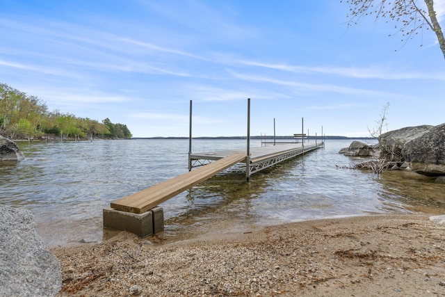 489 Leisure Ln, Frye Island, ME 04071 - dock featuring a water view