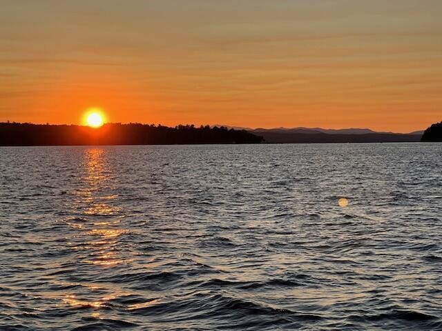 186 Ridge Rd, Frye Island, ME 04071 - water view with mountains
