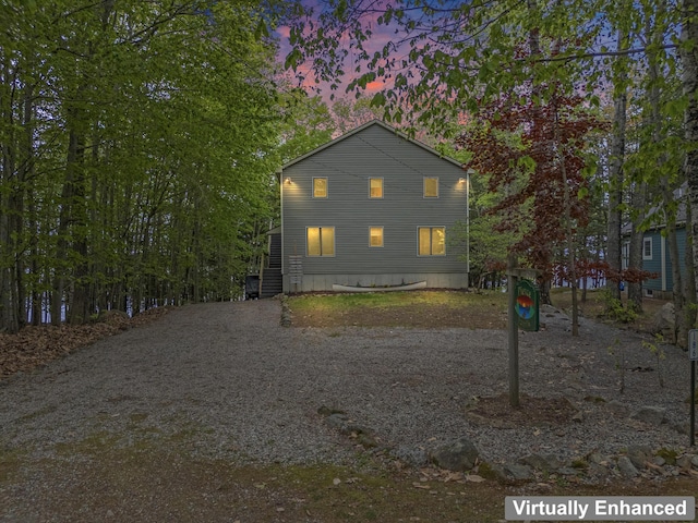 186 Ridge Rd, Frye Island, ME 04071 - view of front of property
