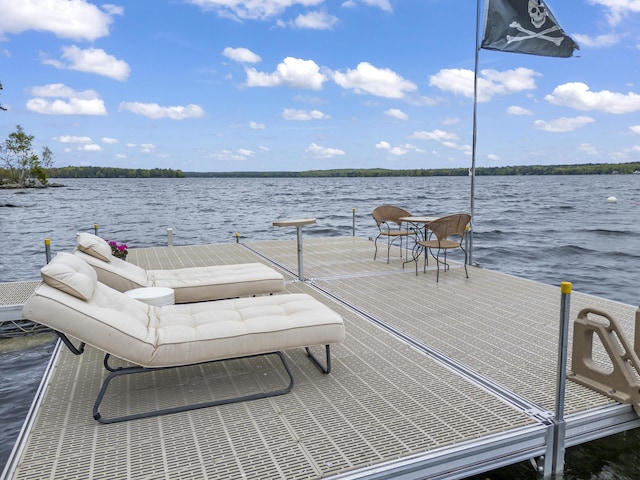186 Ridge Rd, Frye Island, ME 04071 - dock with a water view