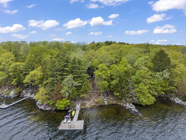 186 Ridge Rd, Frye Island, ME 04071 - aerial view of a nearby body of water and a forest