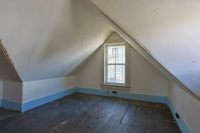 6 Sea St, Northeast Harbor, Mount Desert, ME 04662 - bonus room with wood-type flooring, vaulted ceiling, and baseboards