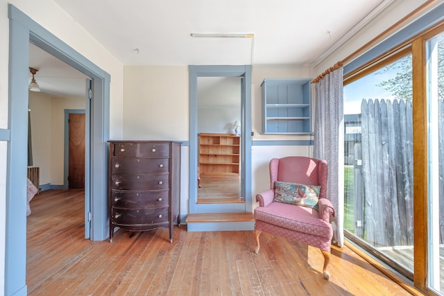 6 Sea St, Northeast Harbor, Mount Desert, ME 04662 - sitting room with healthy amount of natural light and hardwood / wood-style flooring