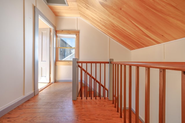 6 Sea St, Northeast Harbor, Mount Desert, ME 04662 - additional living space featuring lofted ceiling and wood-type flooring