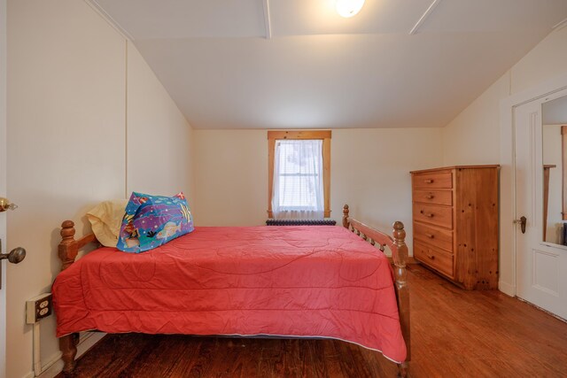 6 Sea St, Northeast Harbor, Mount Desert, ME 04662 - bedroom with wood finished floors and lofted ceiling