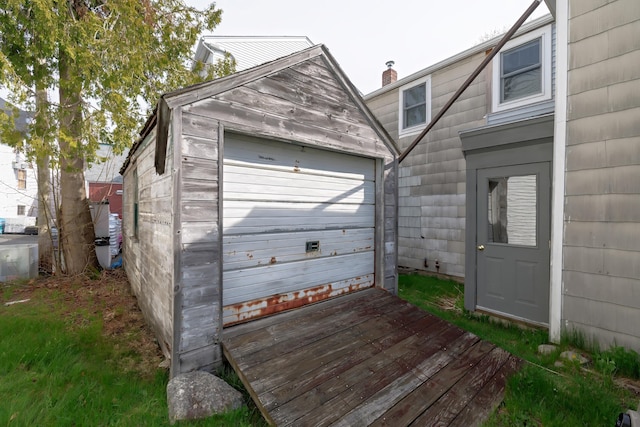 6 Sea St, Northeast Harbor, Mount Desert, ME 04662 - detached garage with central AC