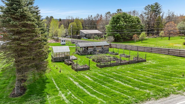 aerial view of property and surrounding area