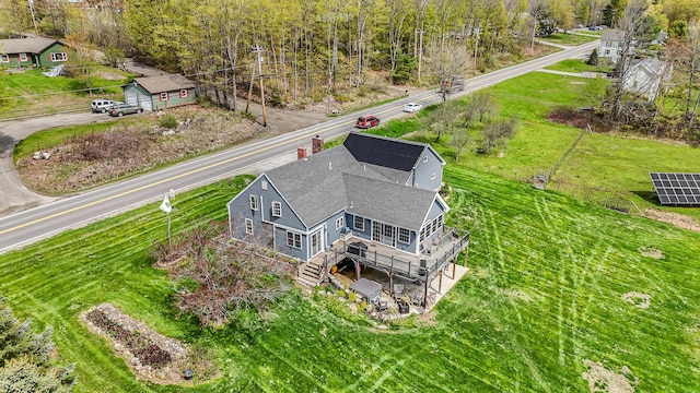 view from above of property
