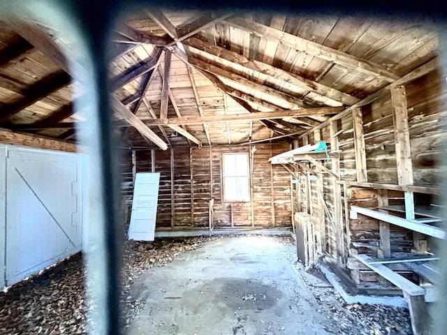 91 Elm St, Millinocket, ME 04462 - view of attic