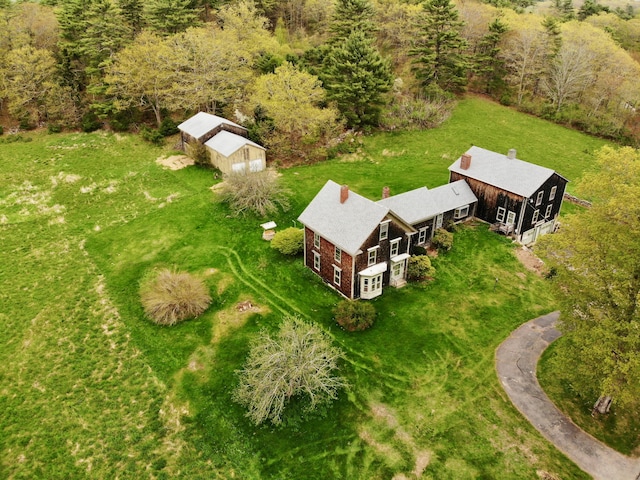99 W Hamlet Rd, Newcastle, ME 04553 - view from above of property