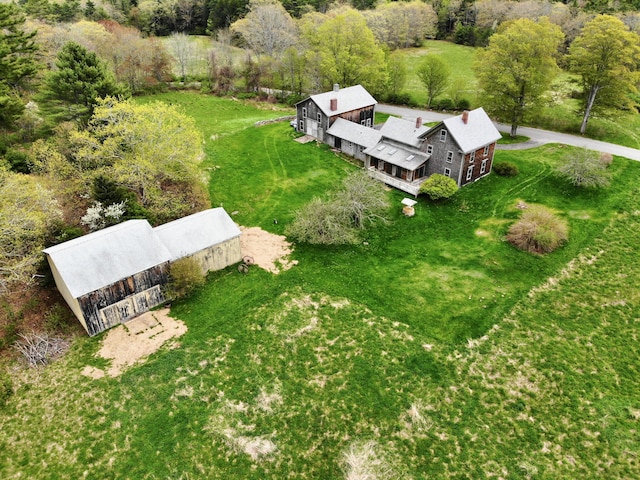 99 W Hamlet Rd, Newcastle, ME 04553 - view from above of property