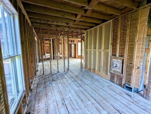 99 W Hamlet Rd, Newcastle, ME 04553 - miscellaneous room featuring wood-type flooring