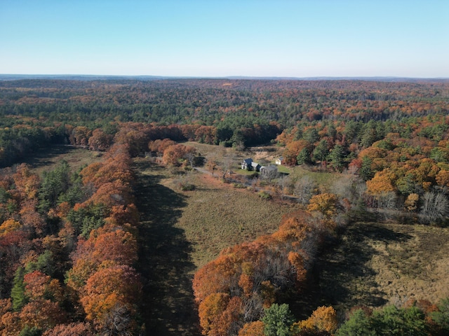 99 W Hamlet Rd, Newcastle, ME 04553 - aerial overview of property's location with a heavily wooded area
