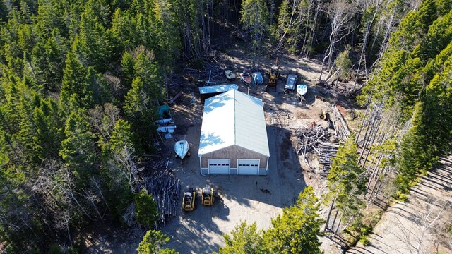 372 Pettegrow Point Rd, Machiasport, ME 04655 - view from above of property