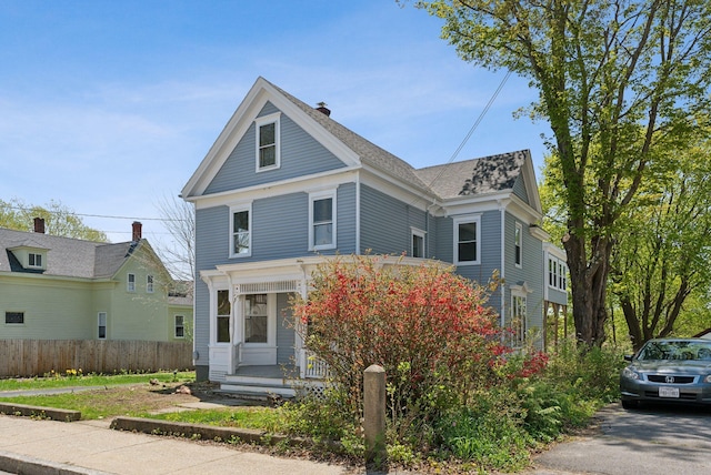 244 Concord St W, Portland, ME 04103 - view of front of house with fence