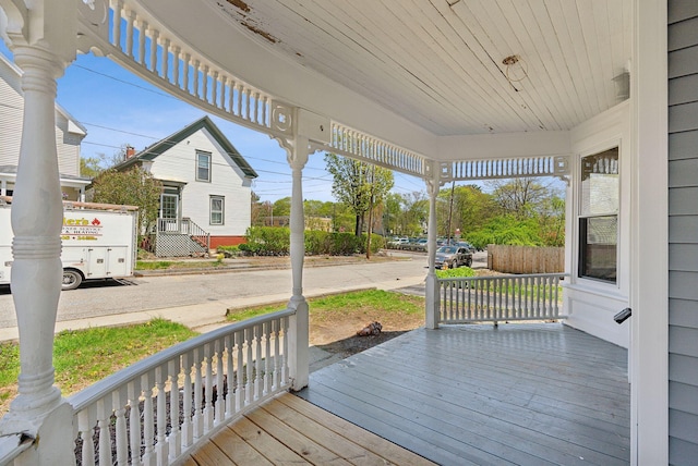 244 Concord St W, Portland, ME 04103 - wooden deck with a porch