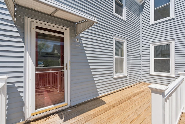 244 Concord St W, Portland, ME 04103 - property entrance featuring a deck