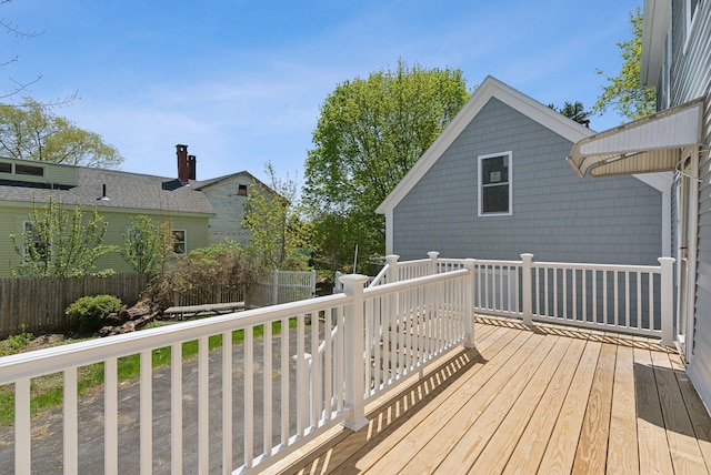 244 Concord St W, Portland, ME 04103 - wooden deck featuring fence