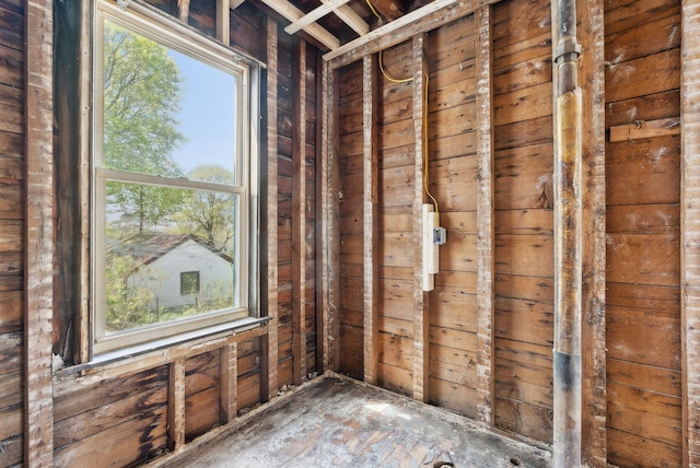 244 Concord St W, Portland, ME 04103 - miscellaneous room featuring wood walls