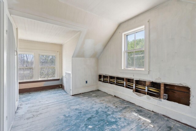 244 Concord St W, Portland, ME 04103 - additional living space featuring vaulted ceiling and wood finished floors