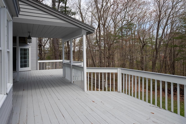 9 Ocean View Cir, Saco, ME 04072 - view of wooden deck