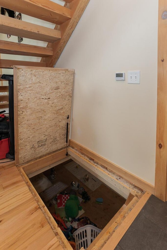 26 Christen Rd, Kingfield, ME 04947 - entry to storm shelter