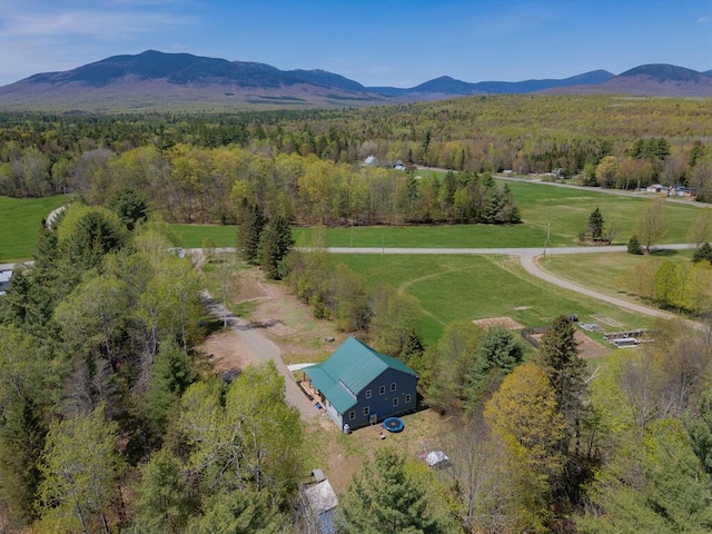 26 Christen Rd, Kingfield, ME 04947 - view of property location with a mountain backdrop and a heavily wooded area