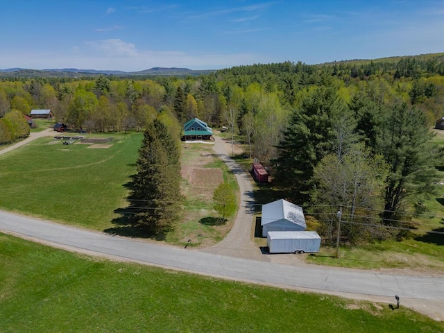 26 Christen Rd, Kingfield, ME 04947 - view of subject property with a heavily wooded area
