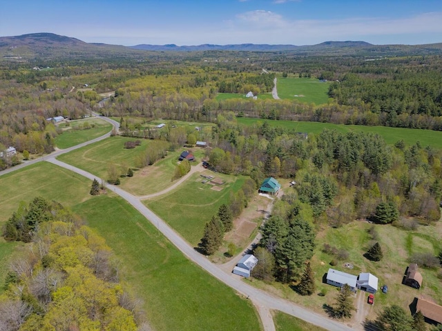 26 Christen Rd, Kingfield, ME 04947 - view of property location with a mountainous background and a forest