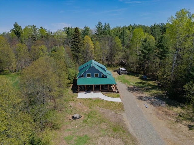26 Christen Rd, Kingfield, ME 04947 - drone / aerial view of a heavily wooded area