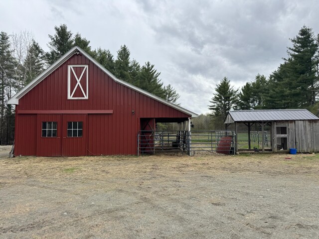 7 Howard Siding Ln, Abbot, ME 04406 - view of barn
