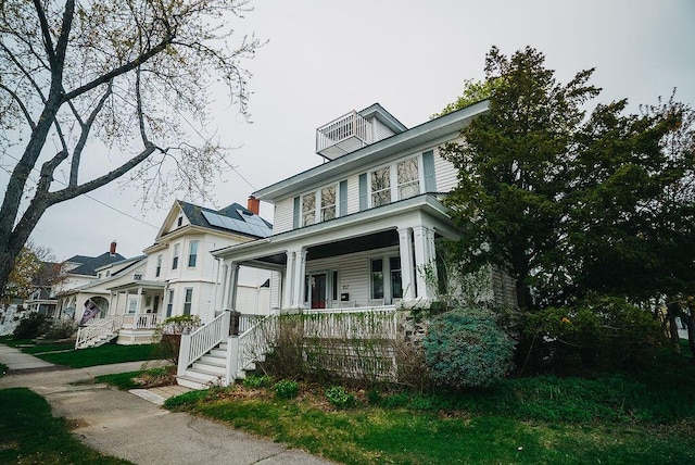 107 Maple St, Bangor, ME 04401 - traditional style home featuring covered porch