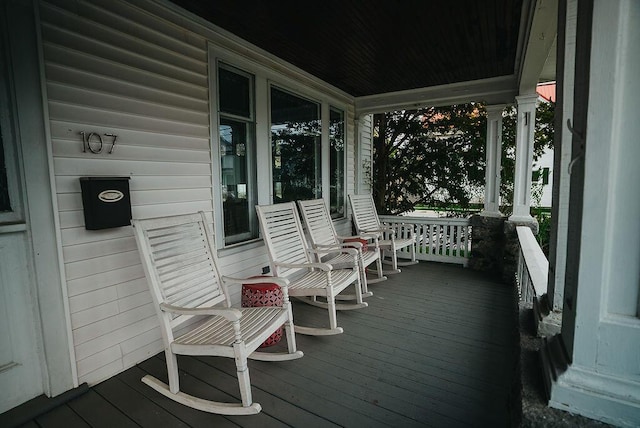 107 Maple St, Bangor, ME 04401 - deck with covered porch
