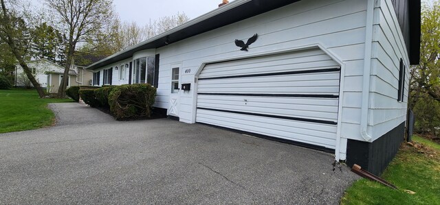 400 Birch St, Bangor, ME 04401 - view of property exterior featuring driveway and a garage