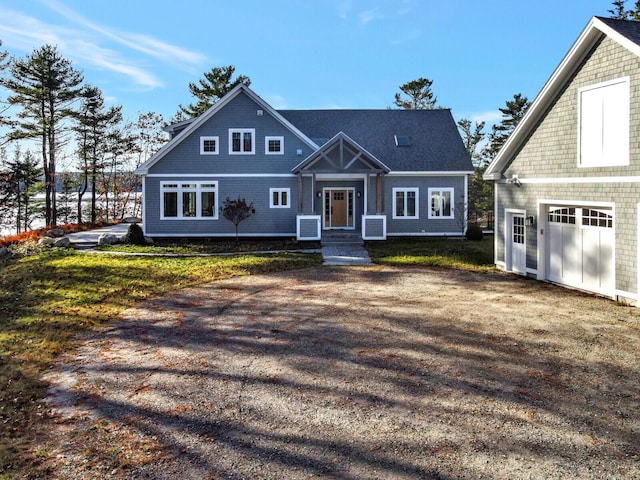 view of shingle-style home