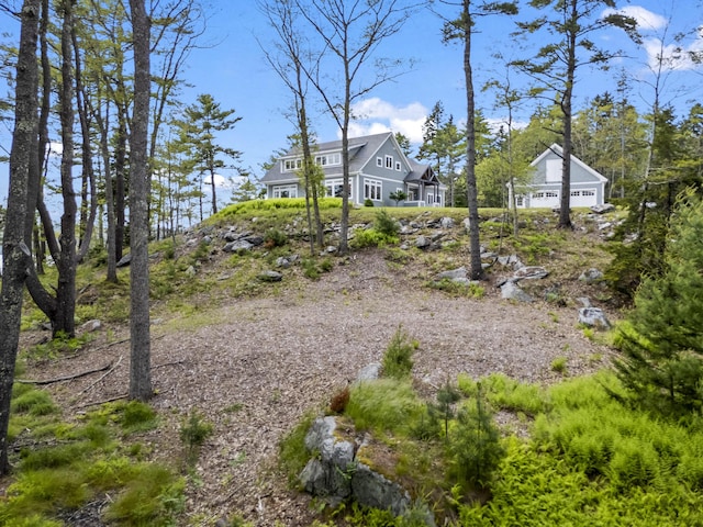 92 Brooks Cove Rd, Westport Island, ME 04578 - view of yard