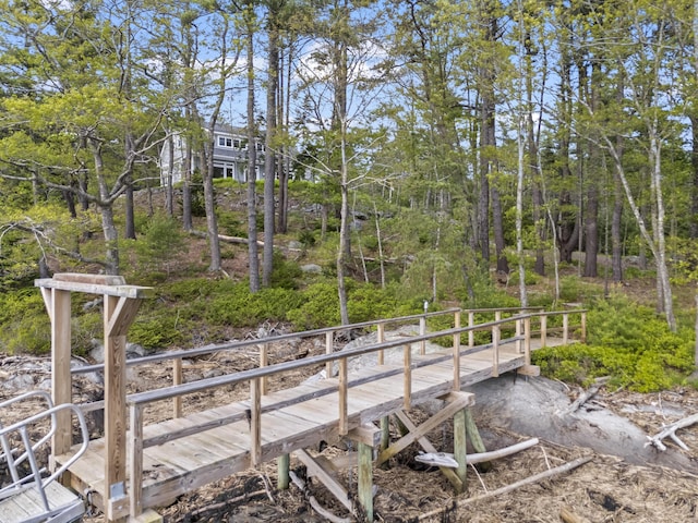92 Brooks Cove Rd, Westport Island, ME 04578 - view of yard