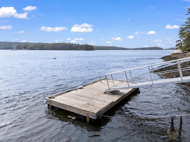 92 Brooks Cove Rd, Westport Island, ME 04578 - dock area with a water view