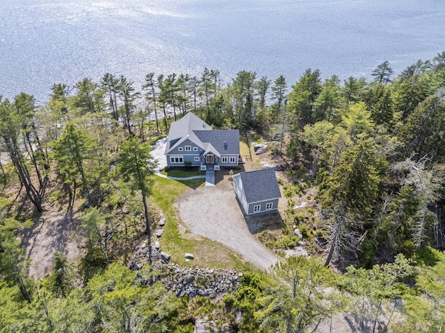 92 Brooks Cove Rd, Westport Island, ME 04578 - view from above of property