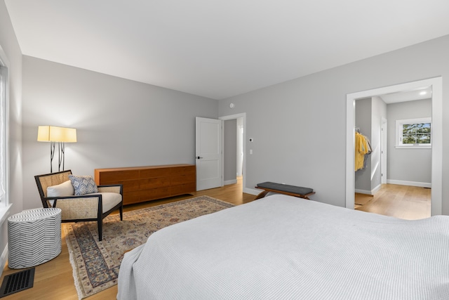 92 Brooks Cove Rd, Westport Island, ME 04578 - bedroom with light wood-type flooring