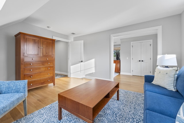 92 Brooks Cove Rd, Westport Island, ME 04578 - living room featuring light wood-type flooring
