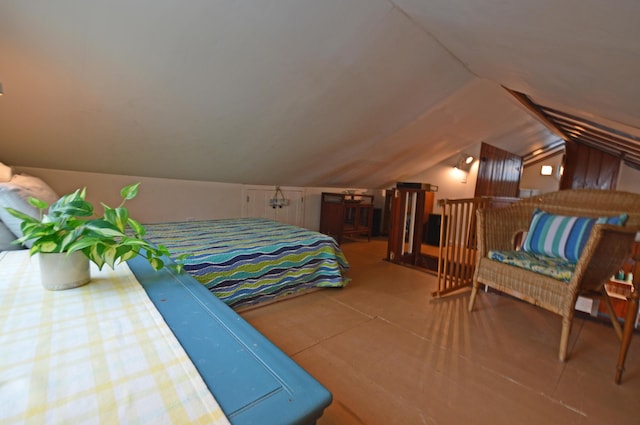 586 Kings Hwy Unit 2, Kennebunkport, ME 04046 - bedroom featuring lofted ceiling