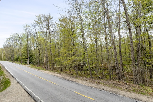 TBD Bond Spring Rd, Newfield, ME 04095 - view of asphalt street featuring a forest view