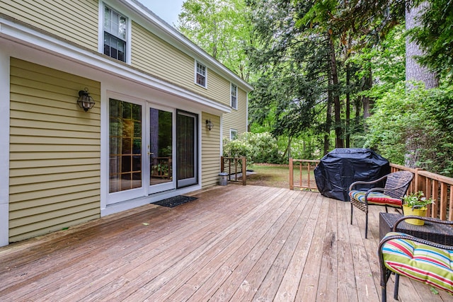 55 Evergreen Ln, Windham, ME 04062 - deck featuring area for grilling