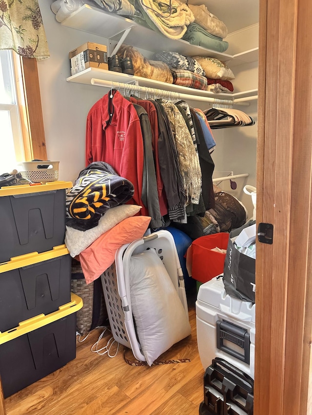 53 Branch Brook Ln, Newfield, ME 04095 - spacious closet featuring wood finished floors