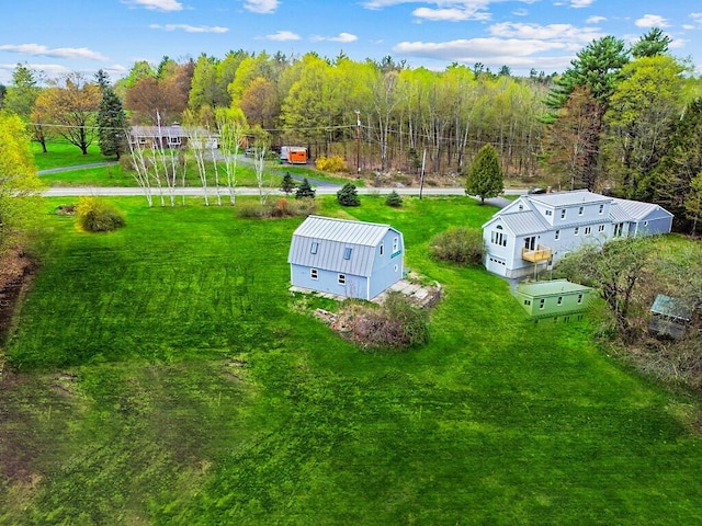 view from above of property